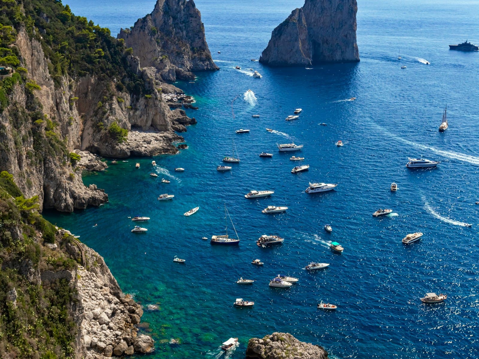 Capri, Italy skyline